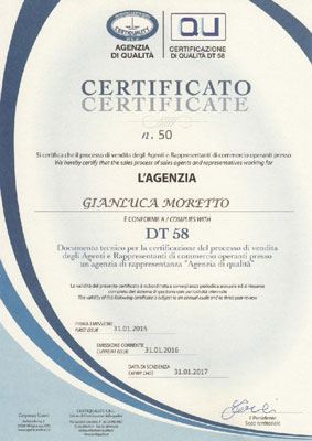 Certificazione DT 58 - Seconda emissione